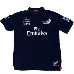Fly Emirates Team New Zealand Sailing Polo Shirt